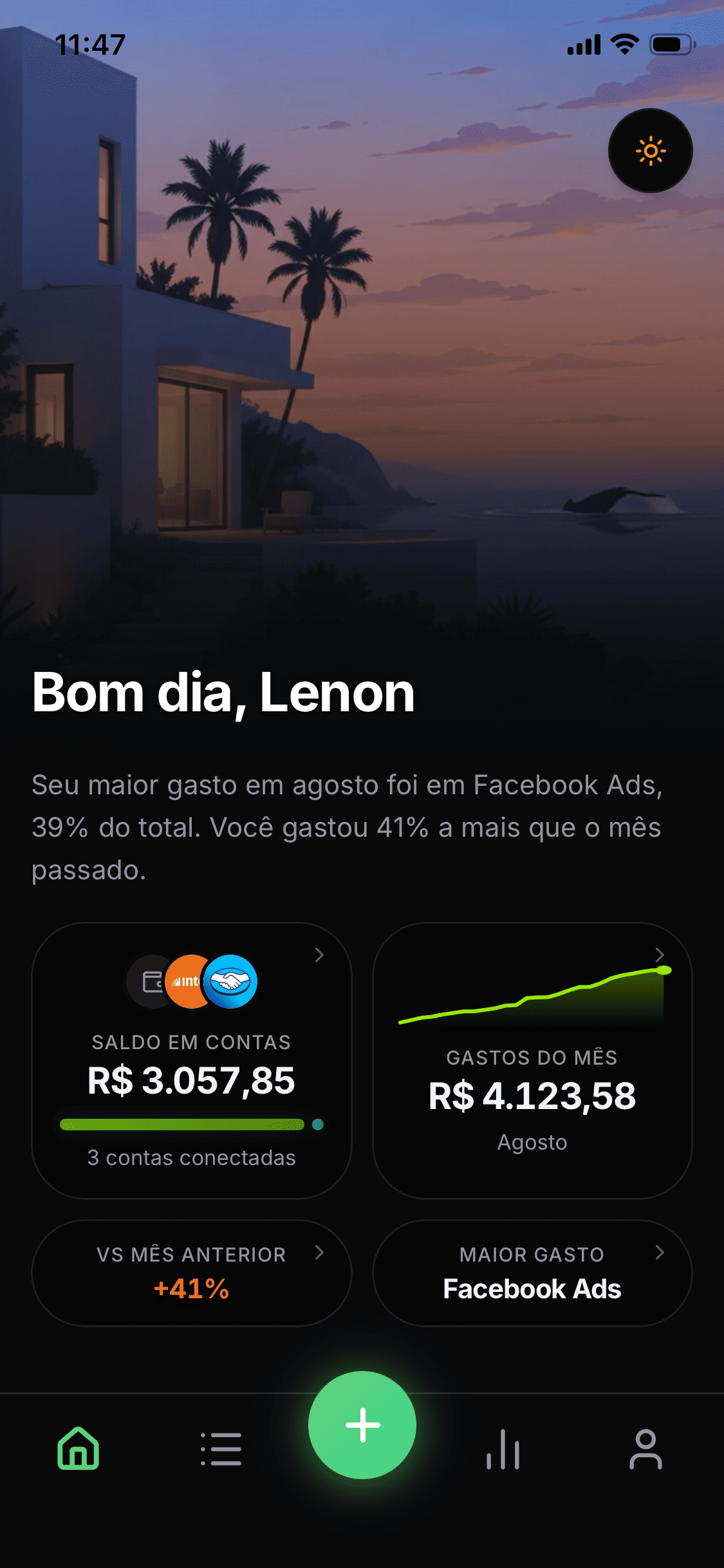 App da Sora no celular — tela 2